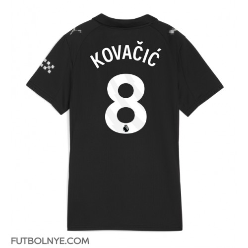 Camiseta Manchester City Mateo Kovacic #8 Visitante Equipación para mujer 2025-26 manga corta